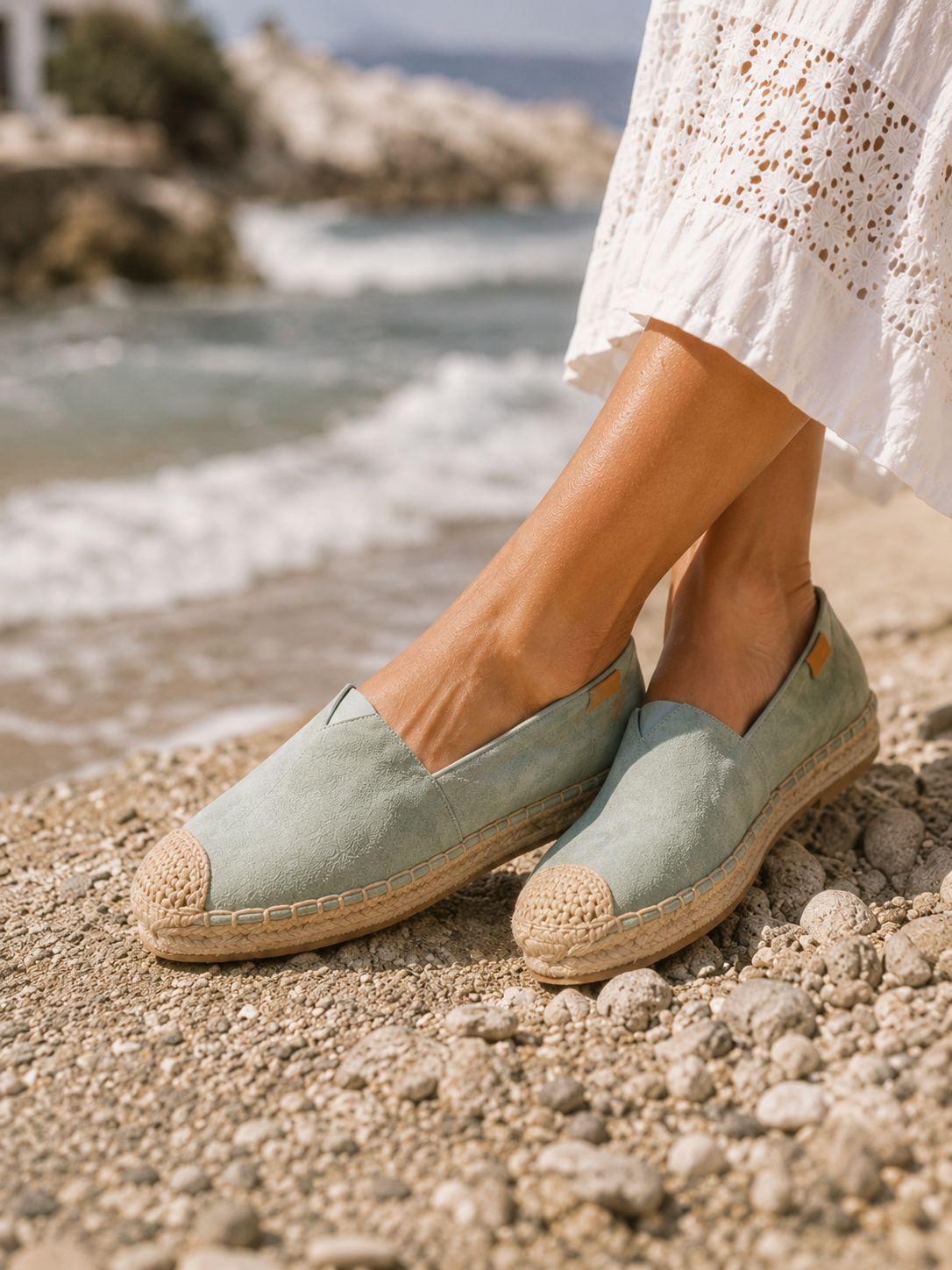 Espadrille- Daim - noir