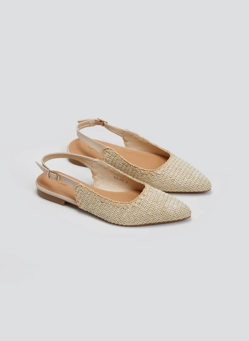 Ballerine - plate - beige