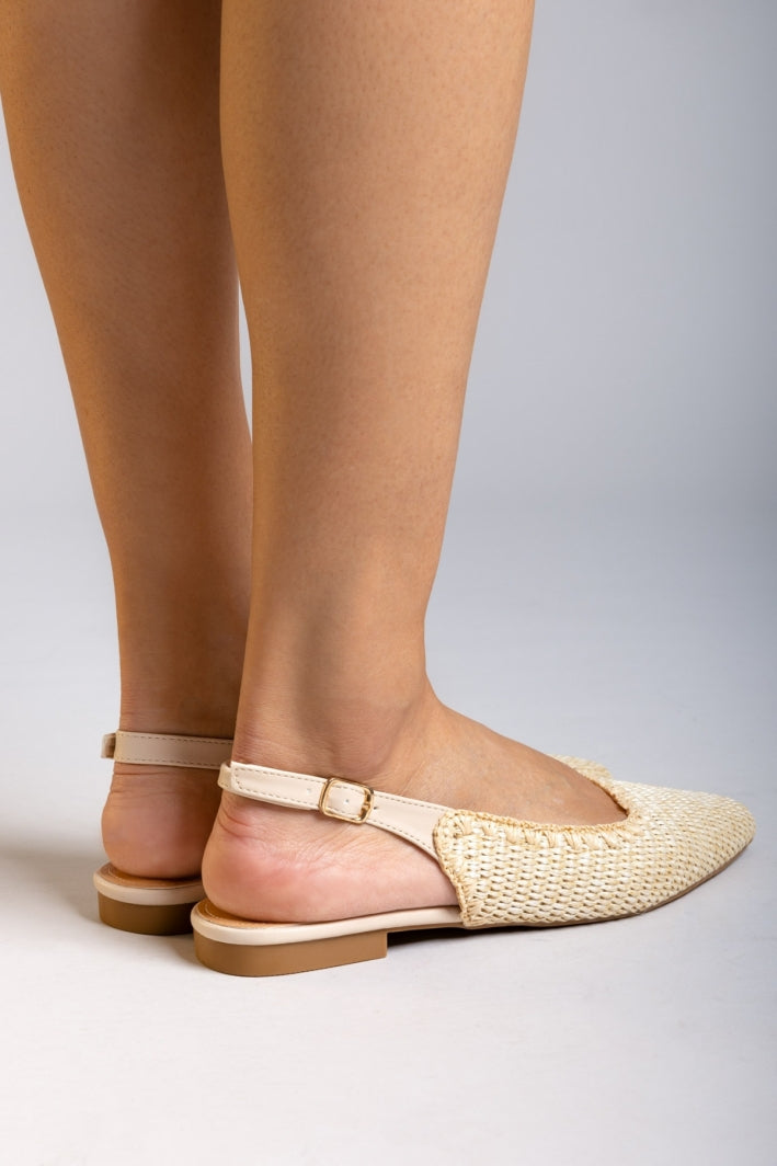 Ballerine - plate - beige