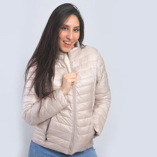 Artika Doudoune Matelassé Unis - Rose