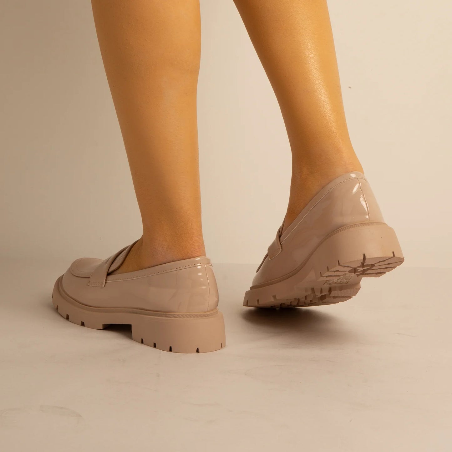 Mocassin Simili-Cuir_Beige