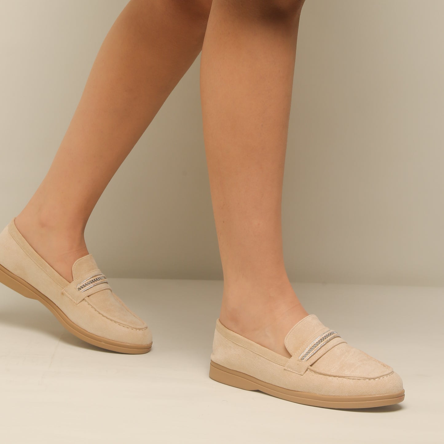 Mocassin en daim