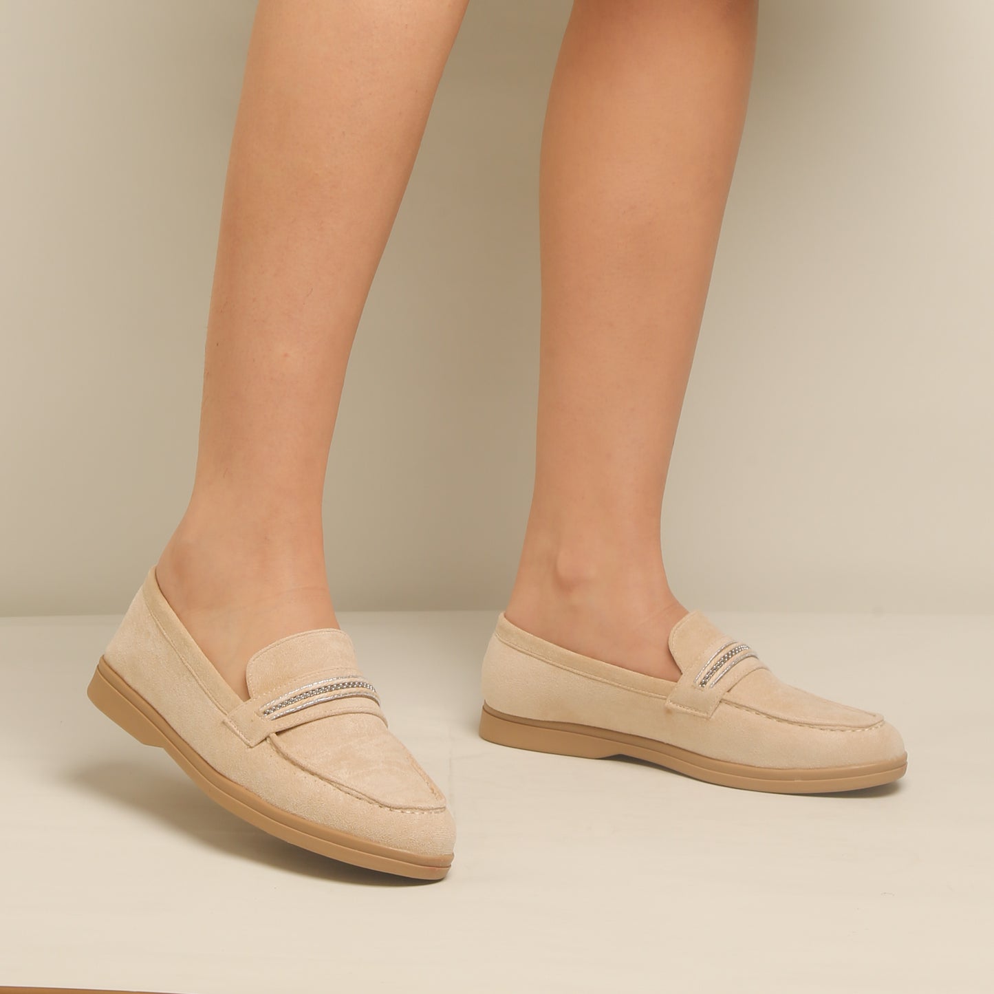 Mocassin en daim
