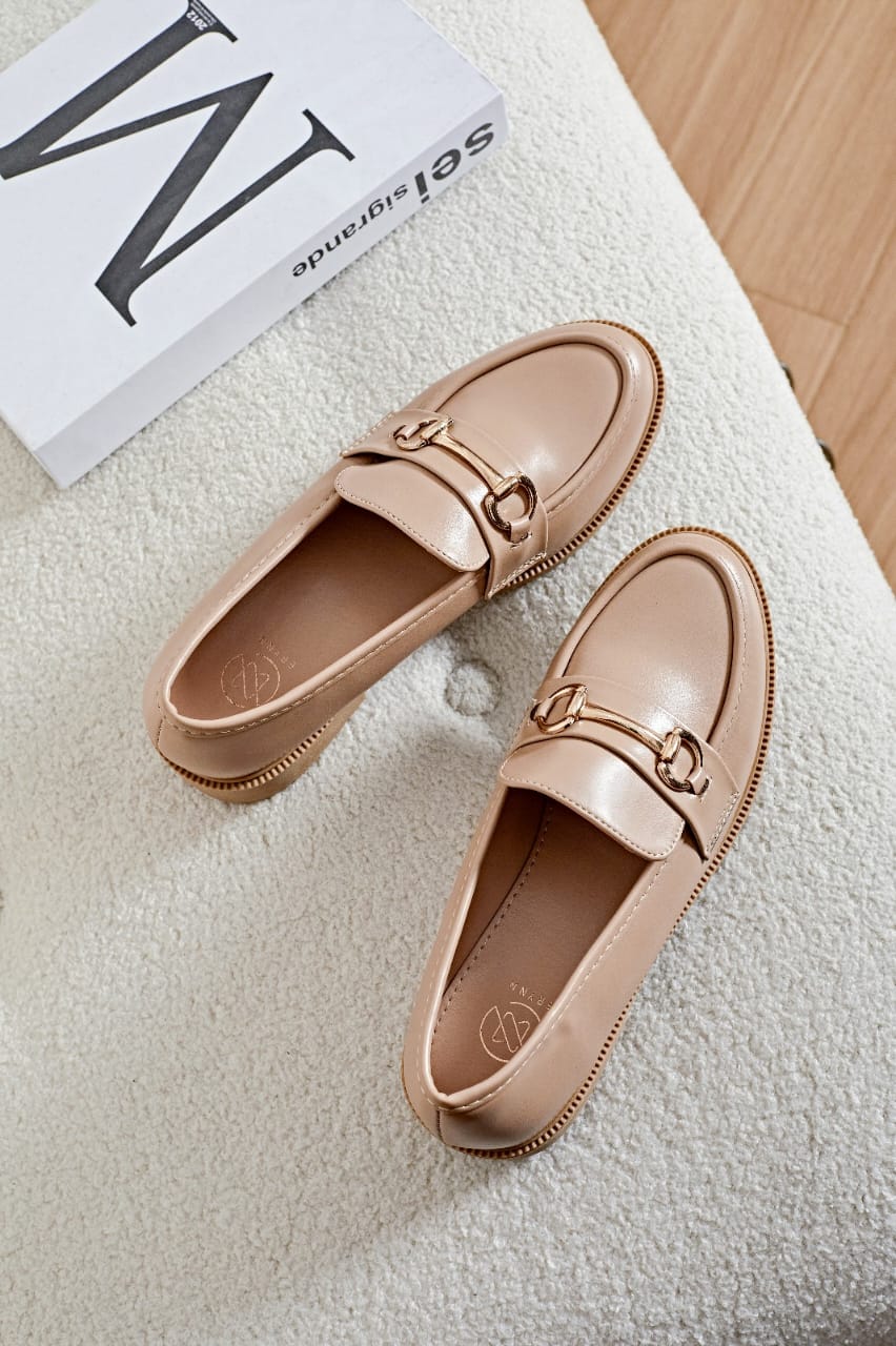 Mocassin avec boucle-Khaki
