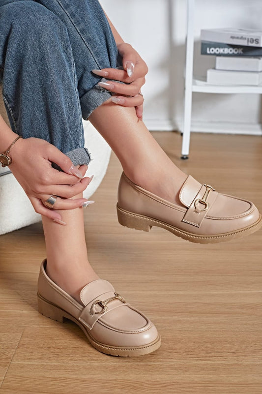 Mocassin avec boucle-Khaki