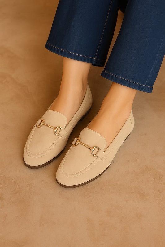 Mocassin - Daim - beige