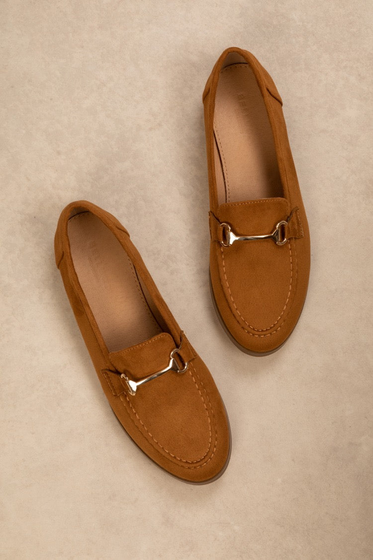 Mocassin - Daim - camel