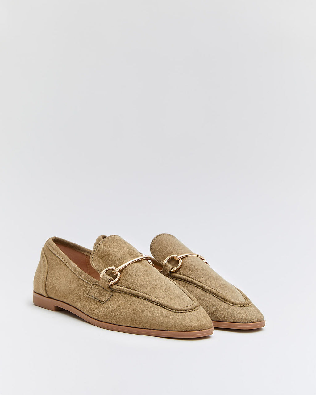 Mocassins en Daim - Vert Khaki
