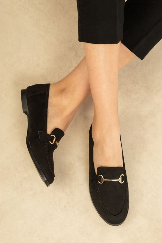 Mocassin - Daim - Noir