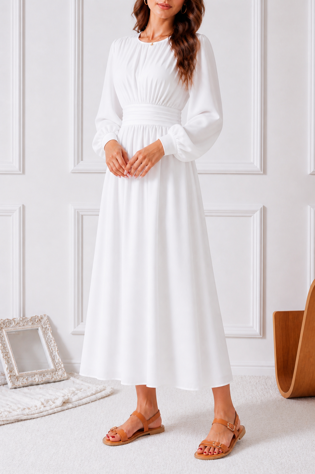 Sandales “Roma” –  Confort & Style Minimaliste - CAMEL