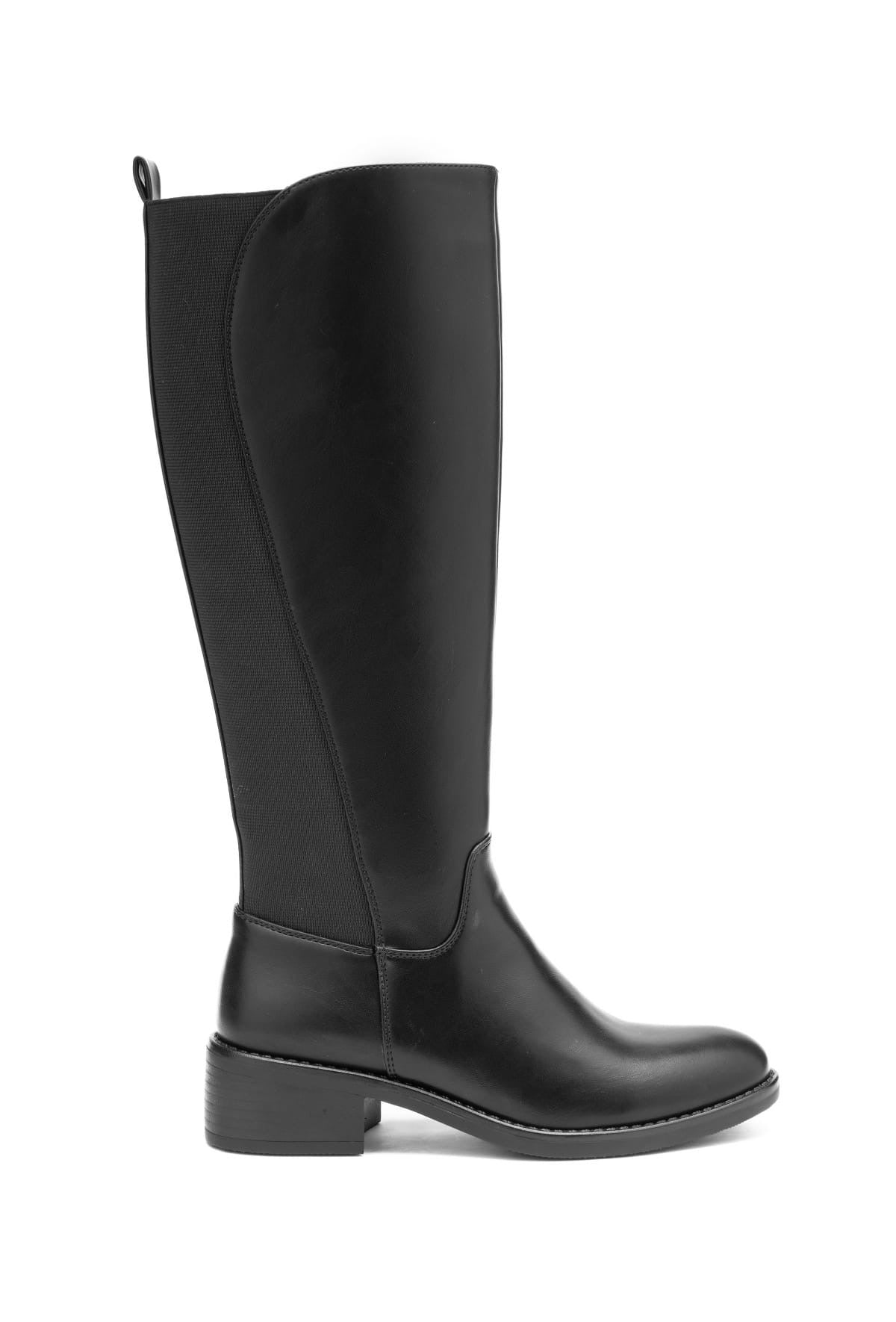 Boot - Simili Cuir - Noir