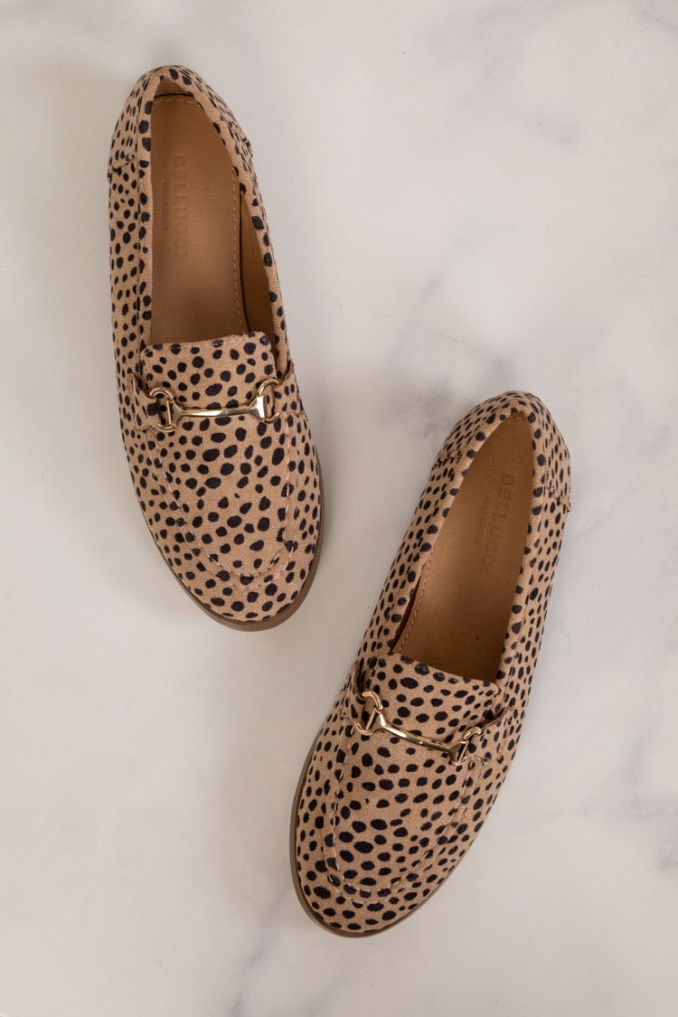 Mocassin - Daim - Leopard