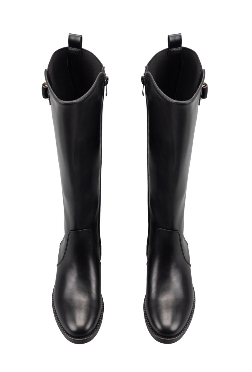 Bottes Cavalières Femme Noires