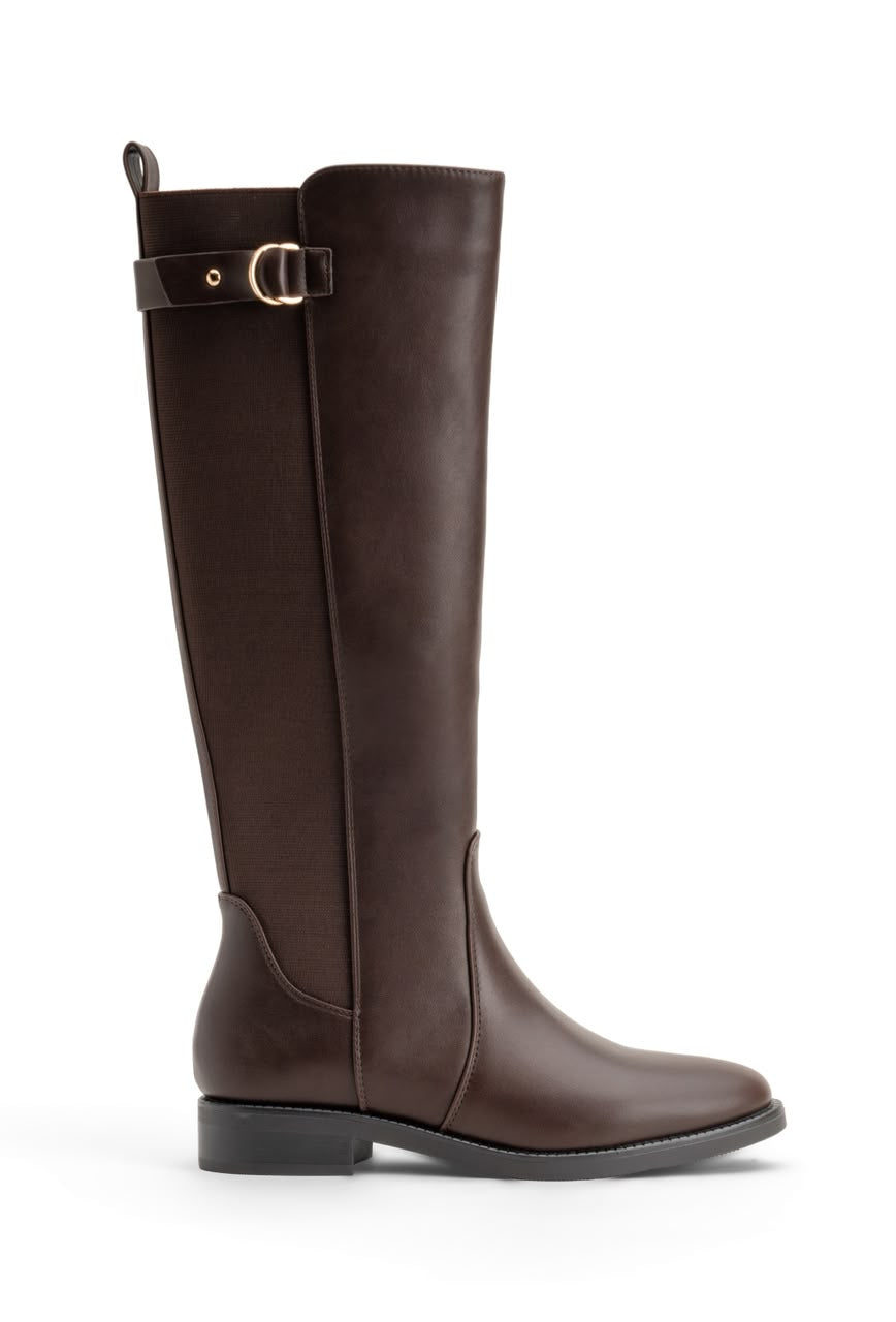 Bottes Cavalières Femme - Marron foncé