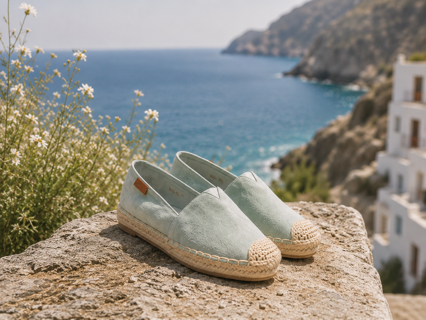 Espadrille- Daim - noir