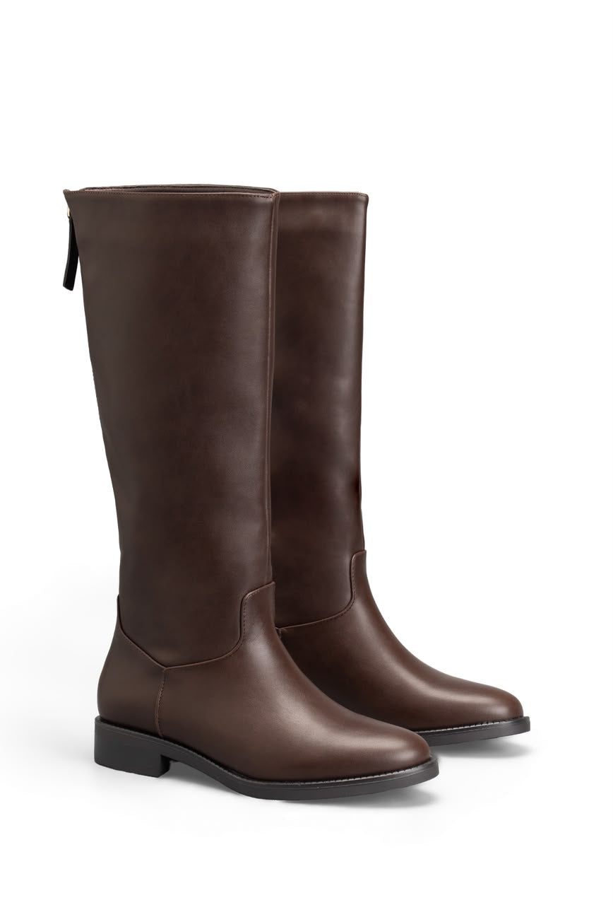 Bottes Cavalières Femme - Marron foncé