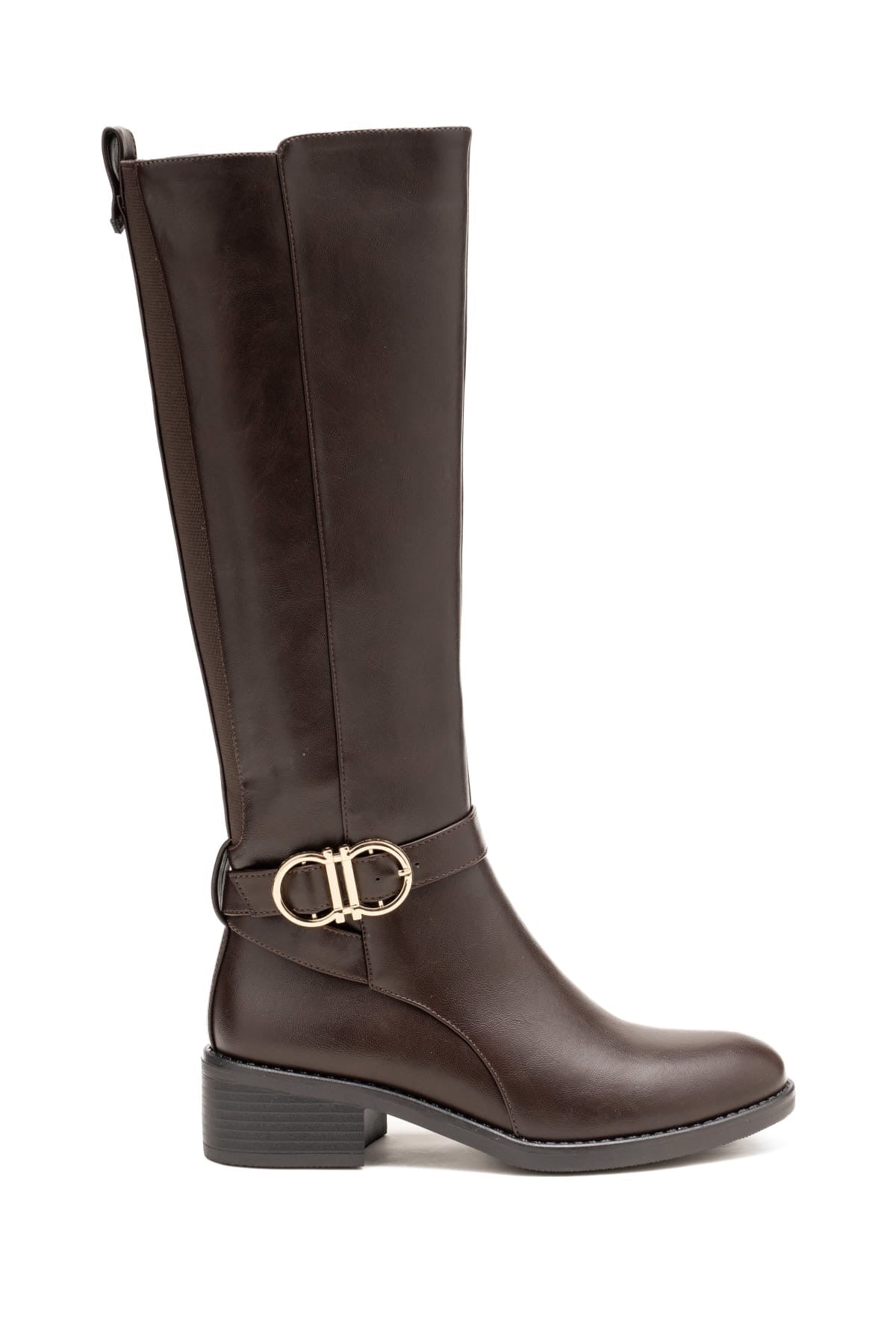 Boot - Simili Cuir - Marron