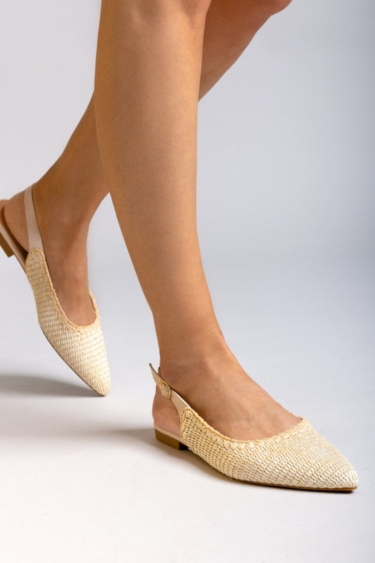 Ballerine - plate - beige