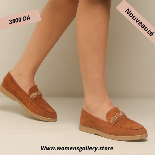 Mocassin en daim
