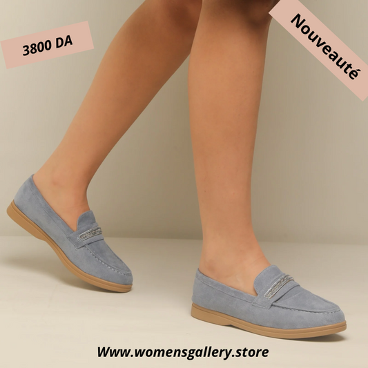 Mocassin en daim