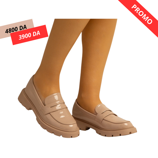 Mocassin Simili-Cuir_Beige