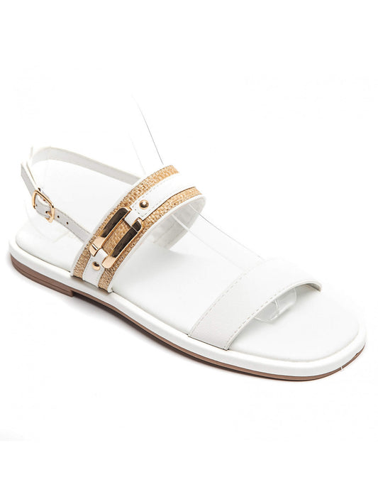 Sandale - Plate - blanc