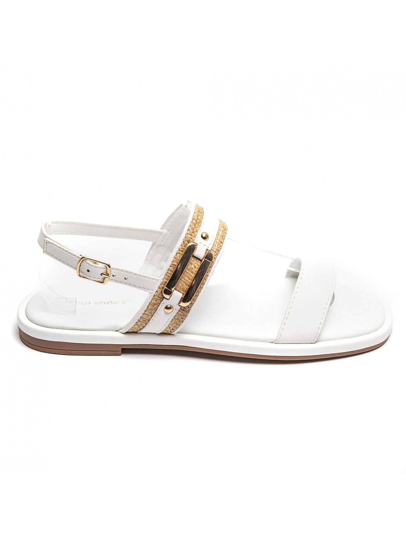 Sandale - Plate - blanc