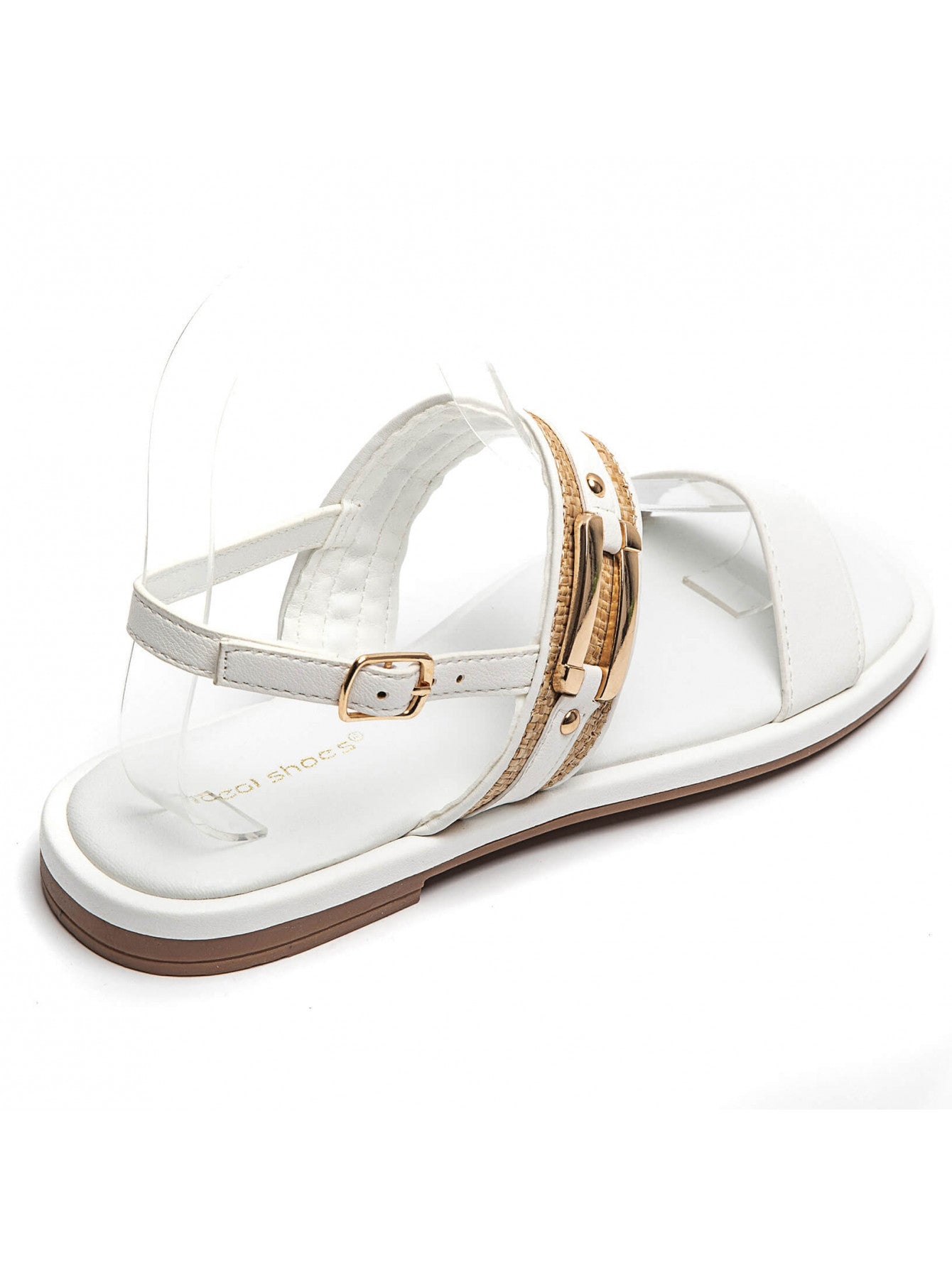 Sandale - Plate - blanc