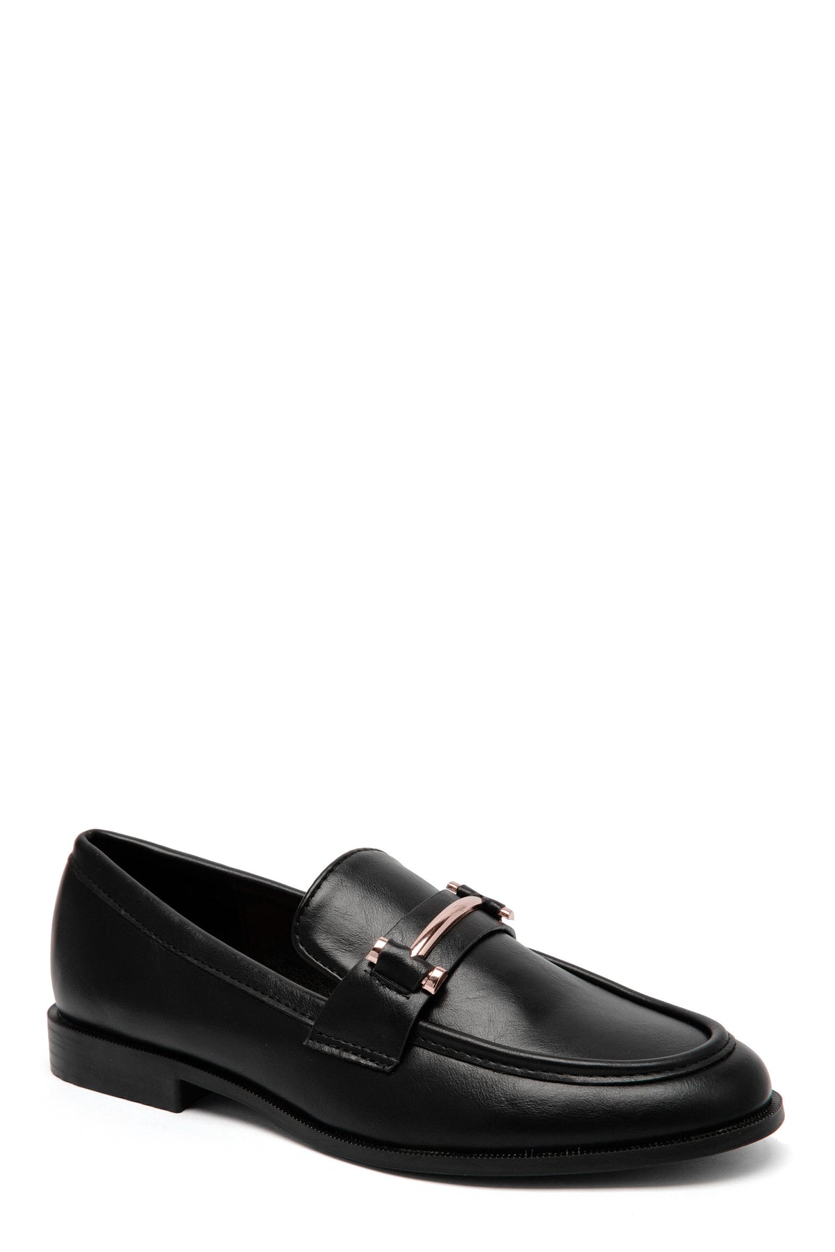 Mocassin - Simili cuir - Noir
