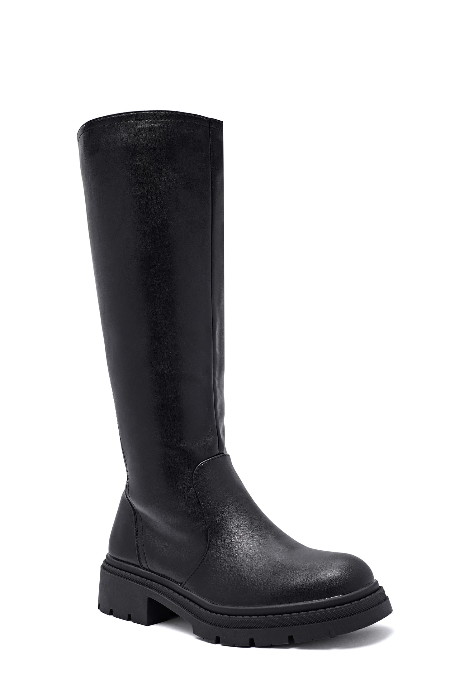 Boots - Simili Cuir - Noir