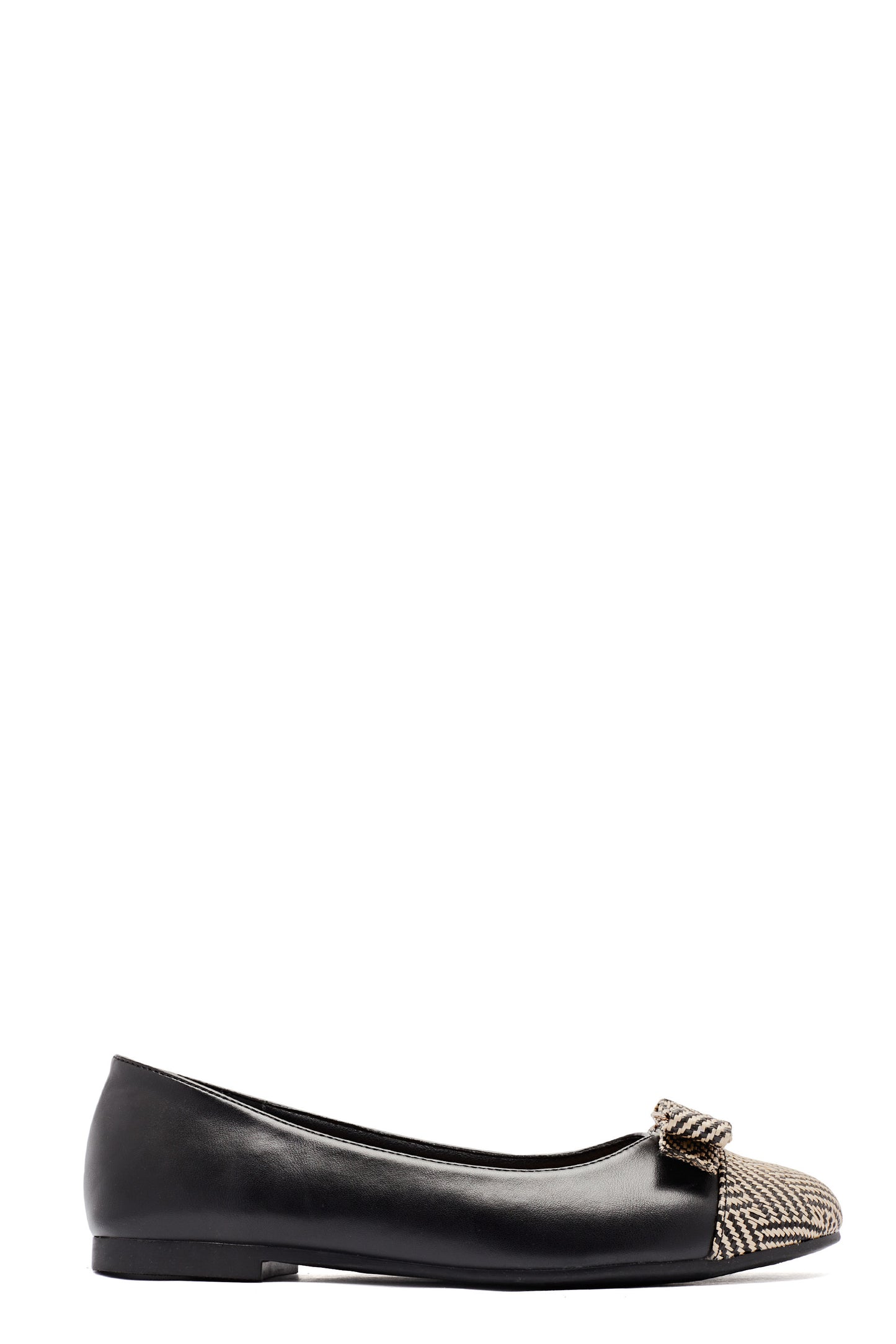 Ballerine - Simili cuir - Noir