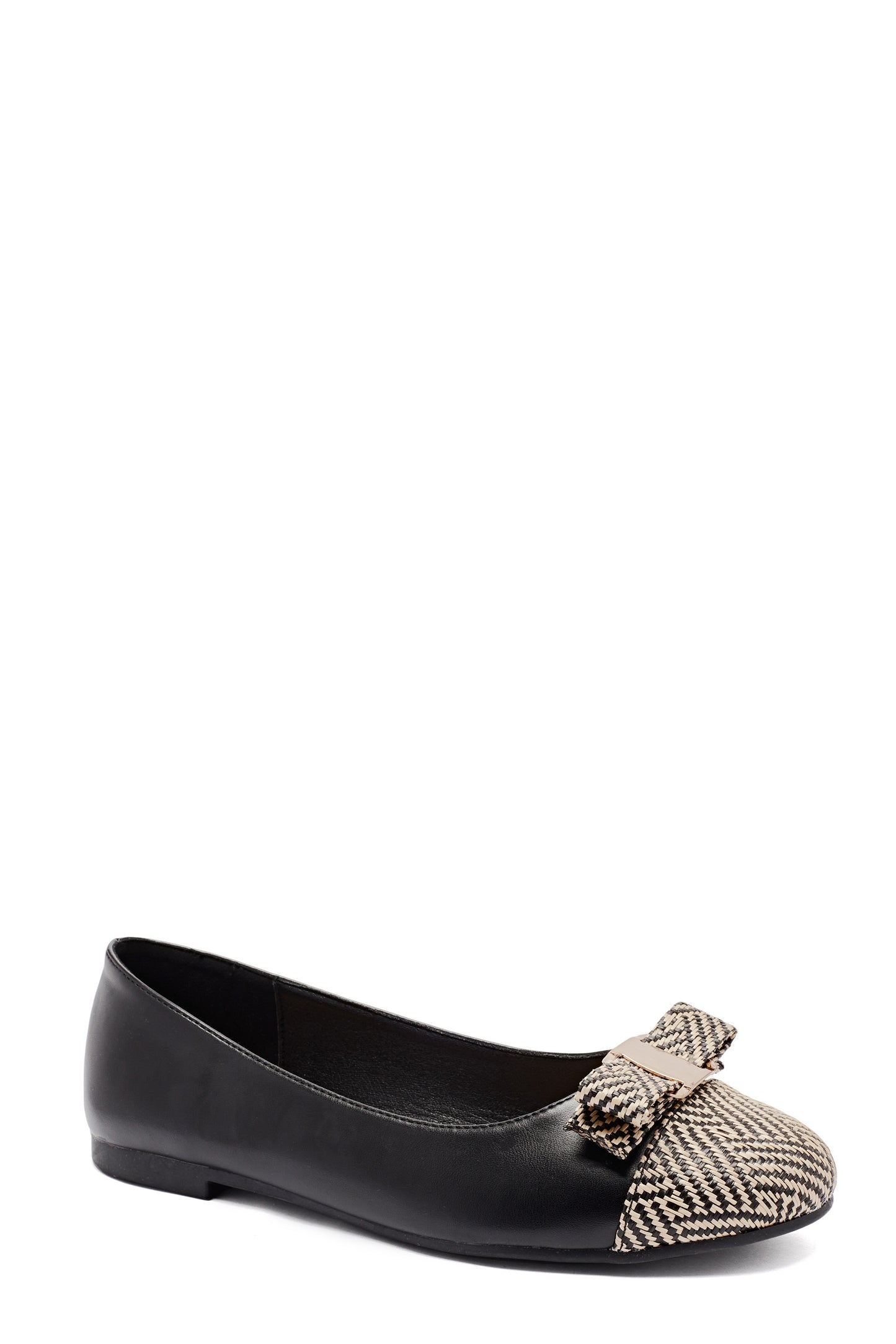 Ballerine - Simili cuir - Noir