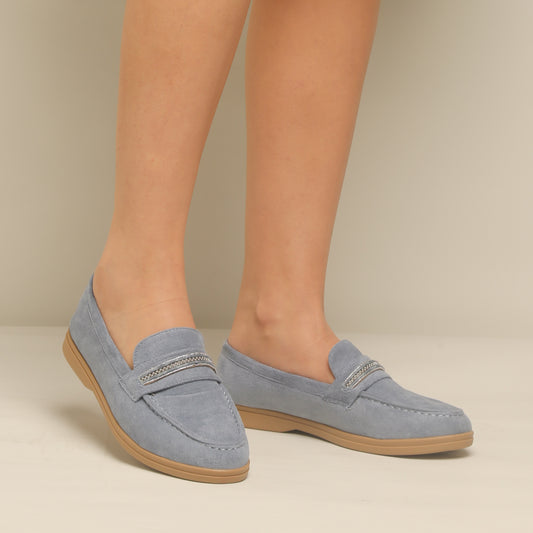Mocassin en daim