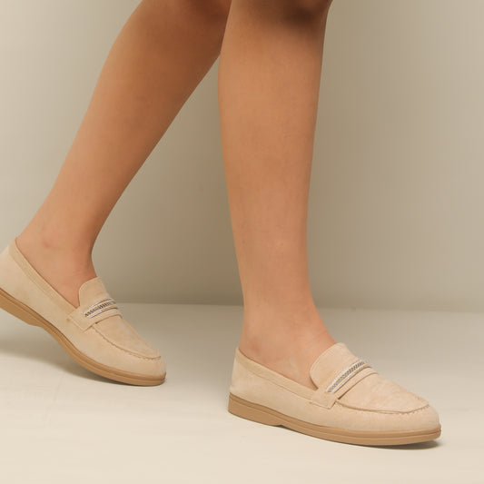 Mocassin en daim