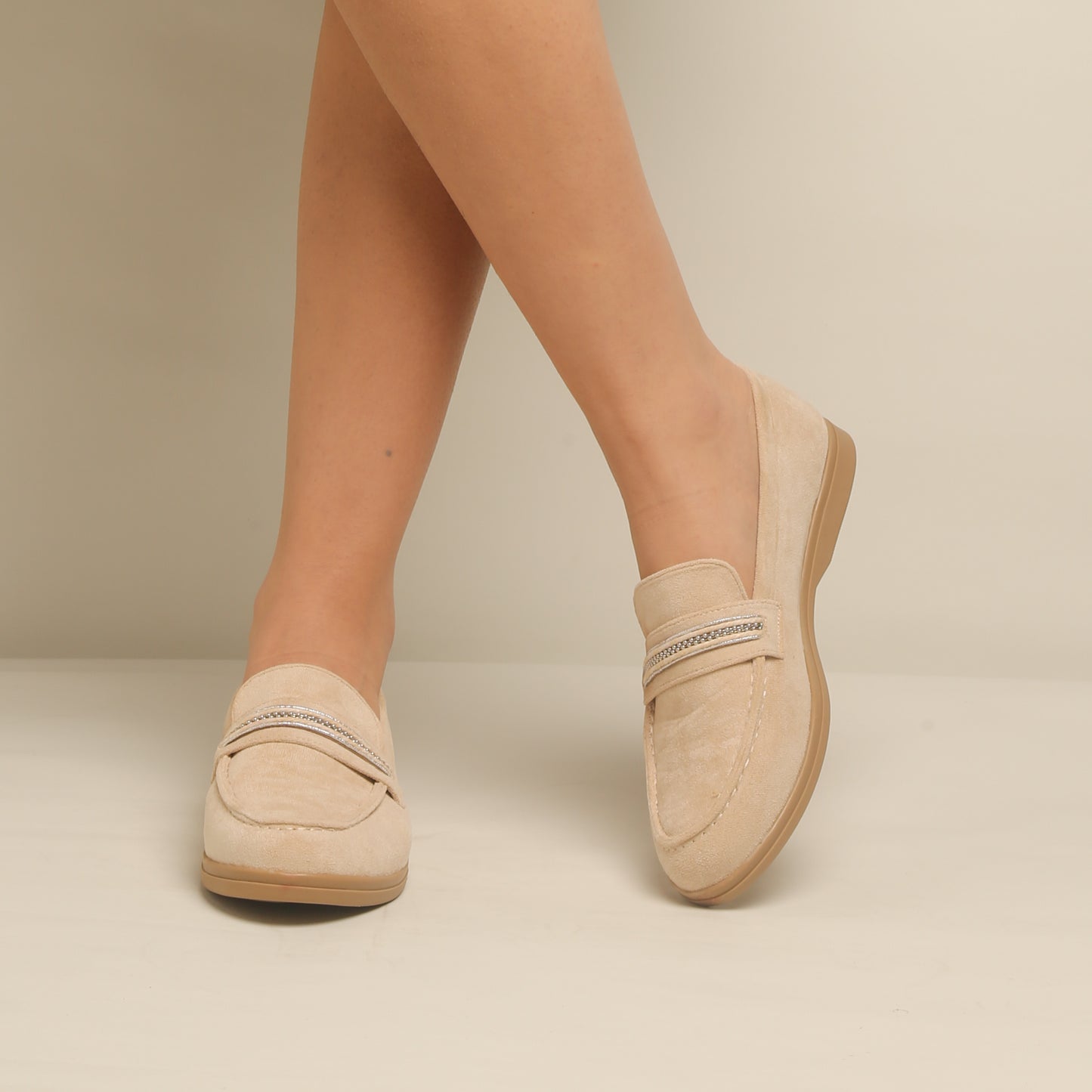 Mocassin en daim