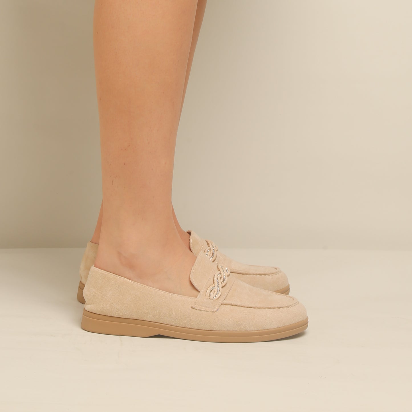 Mocassin en daim