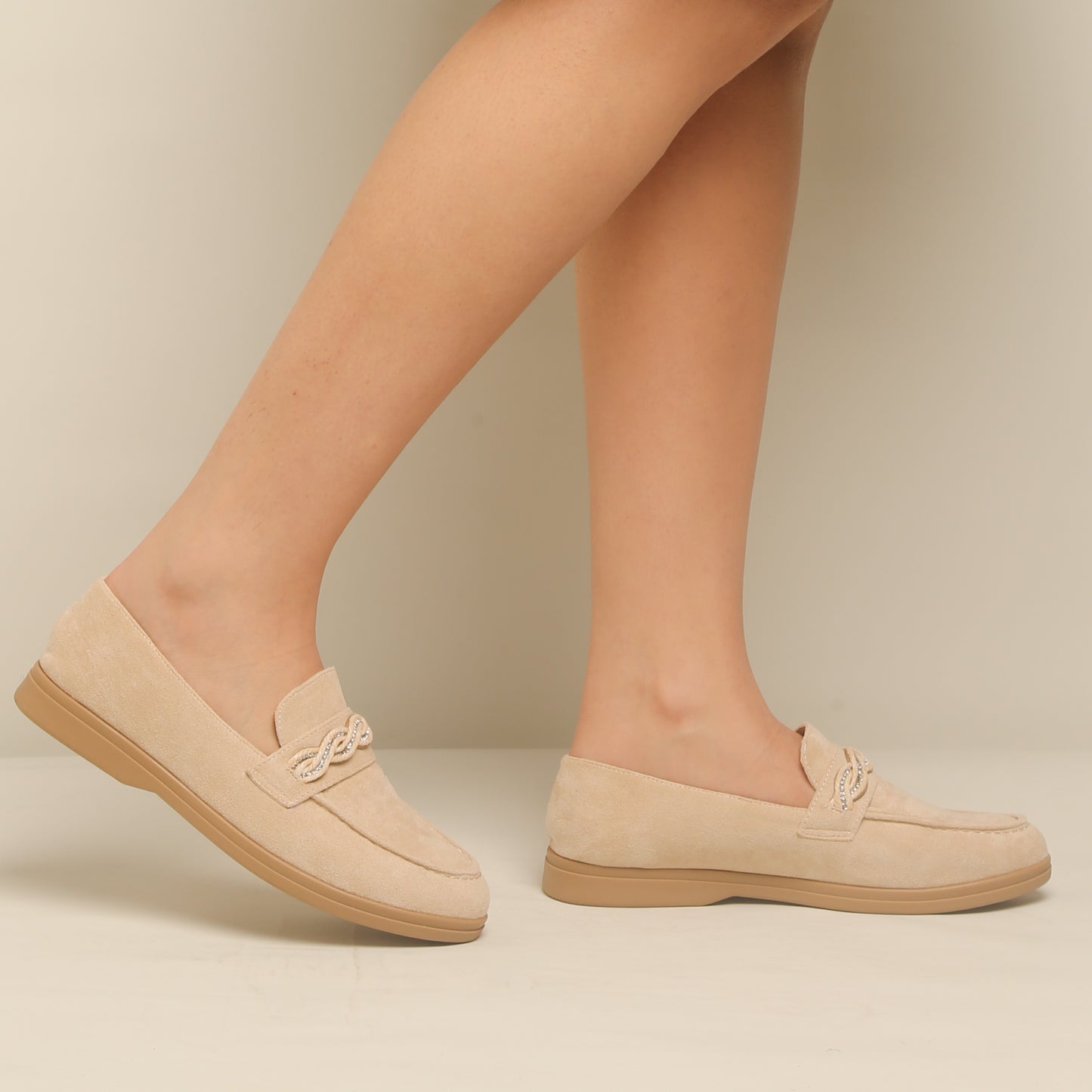 Mocassin en daim