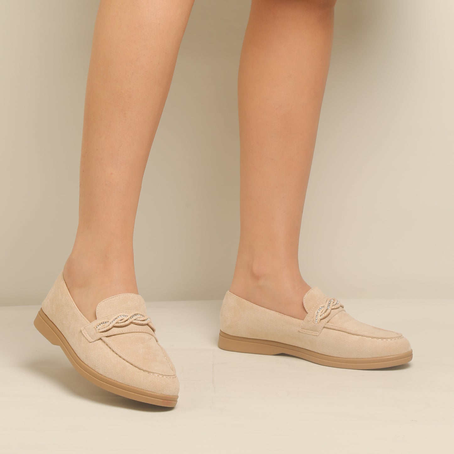 Mocassin en daim