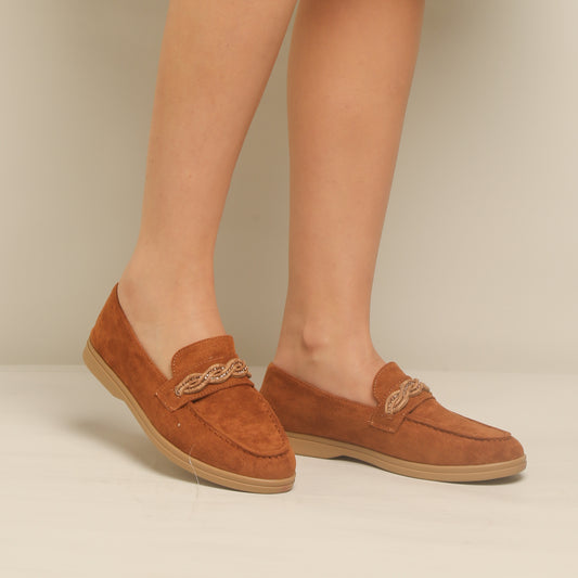 Mocassin en daim