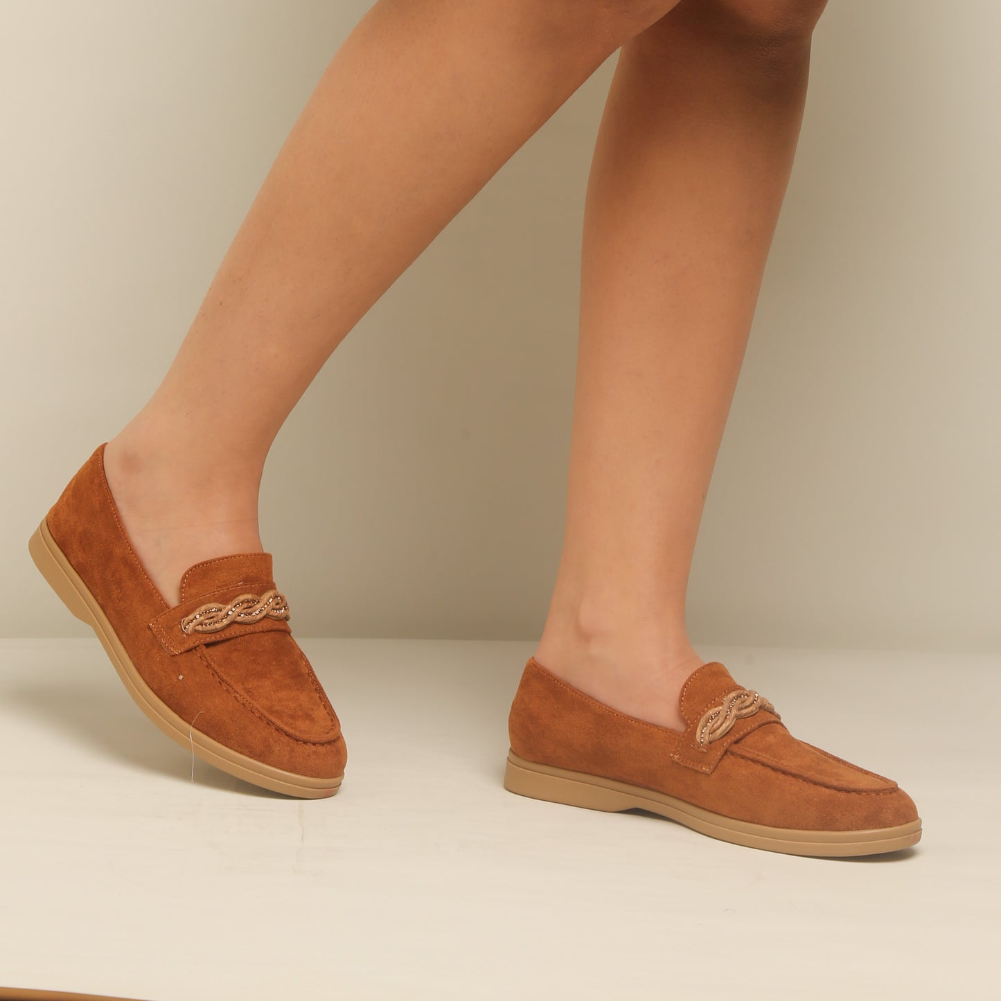 Mocassin en daim
