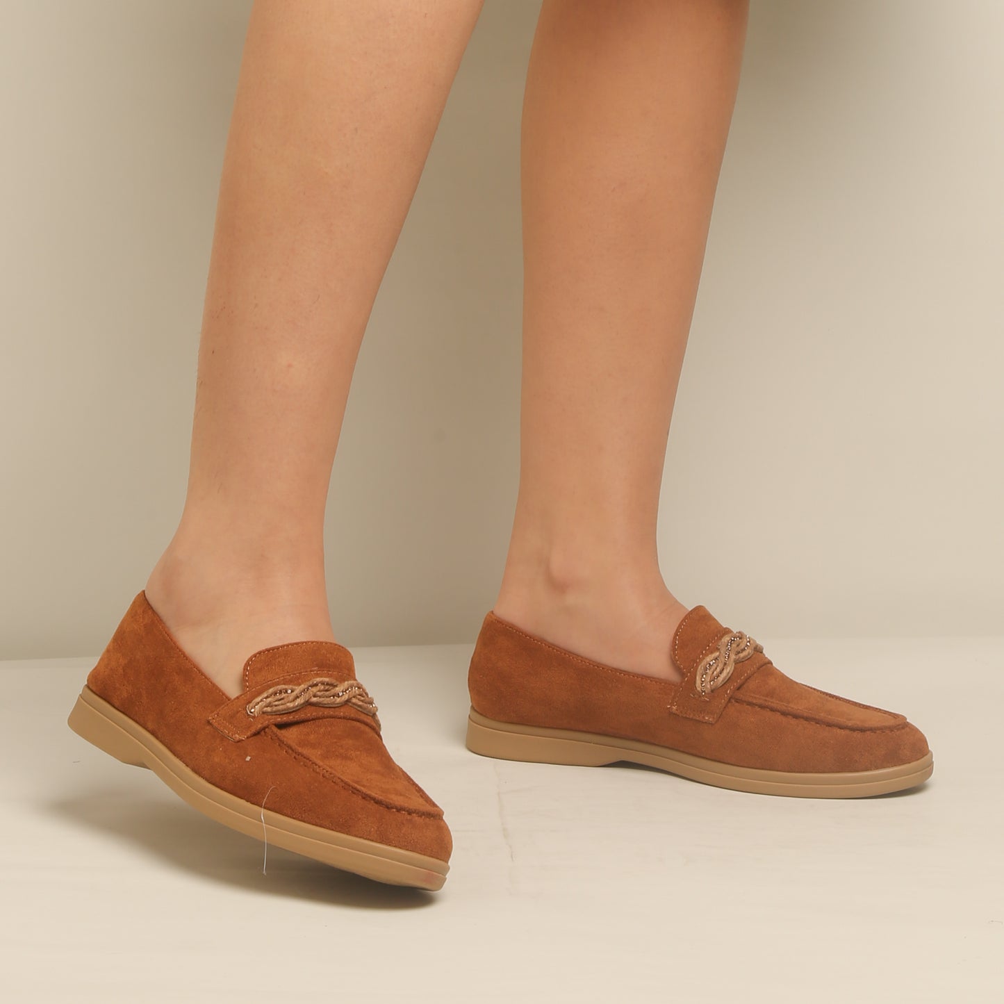 Mocassin en daim