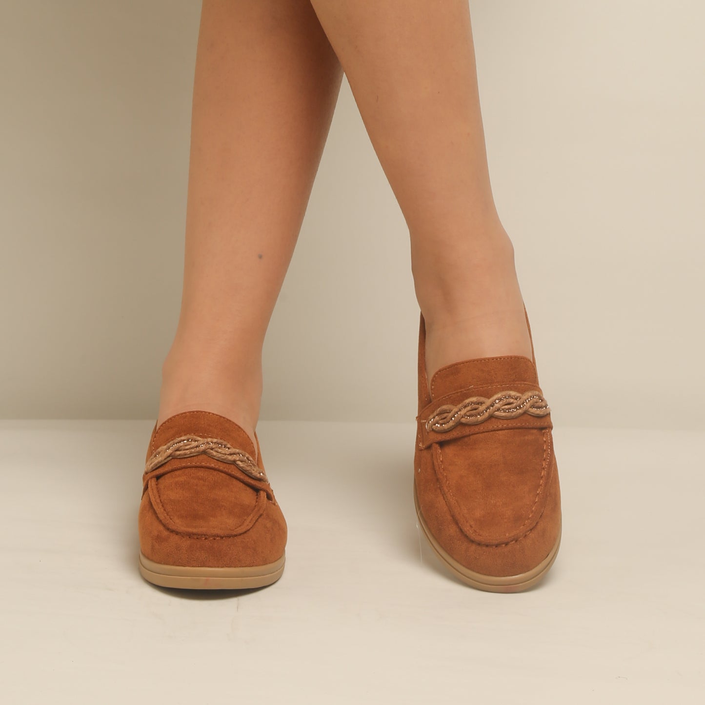 Mocassin en daim