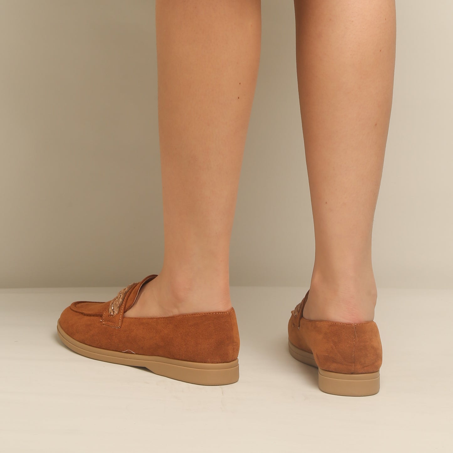 Mocassin en daim