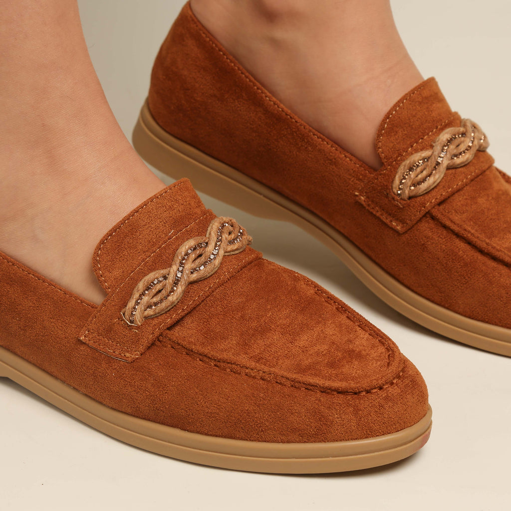 Mocassin en daim