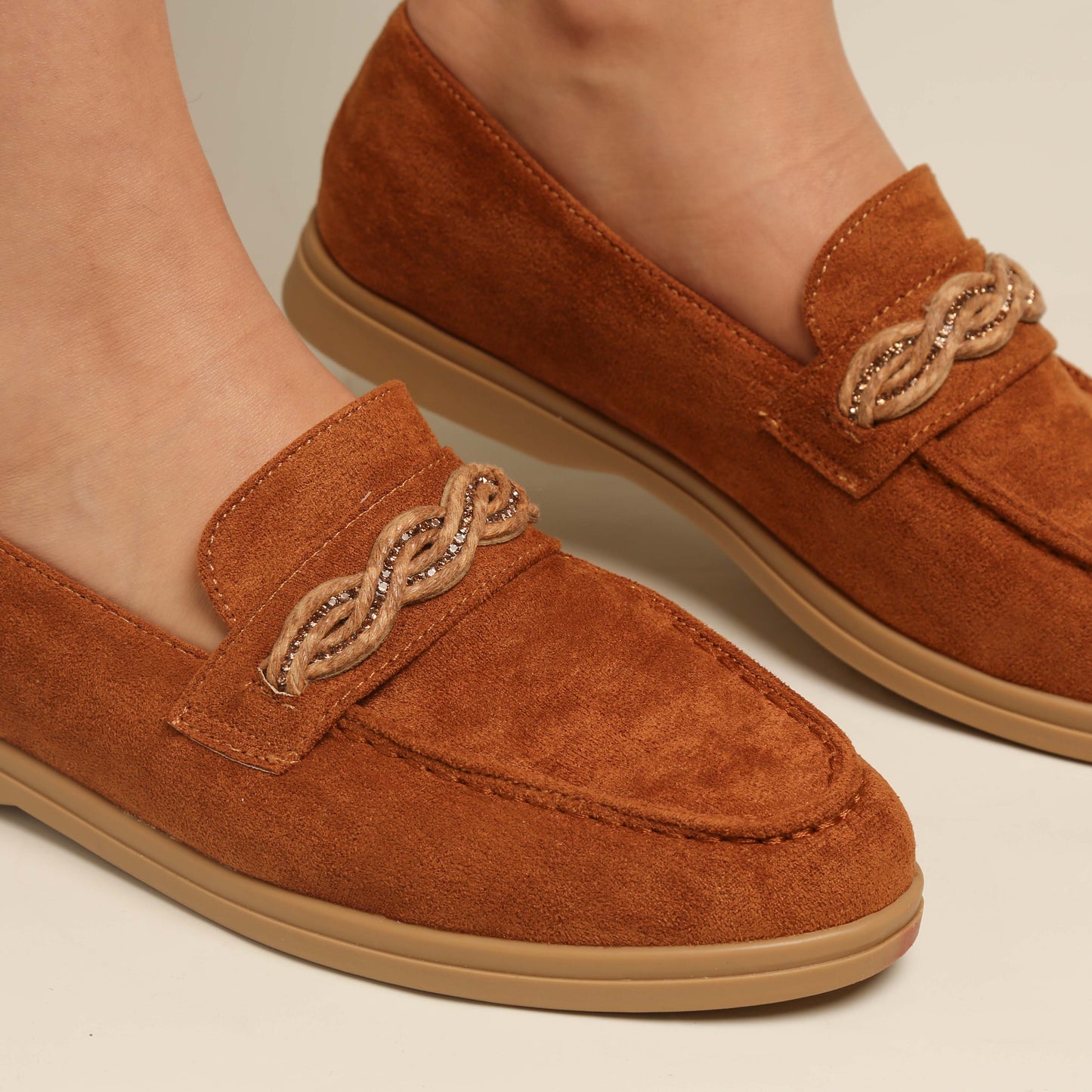 Mocassin en daim