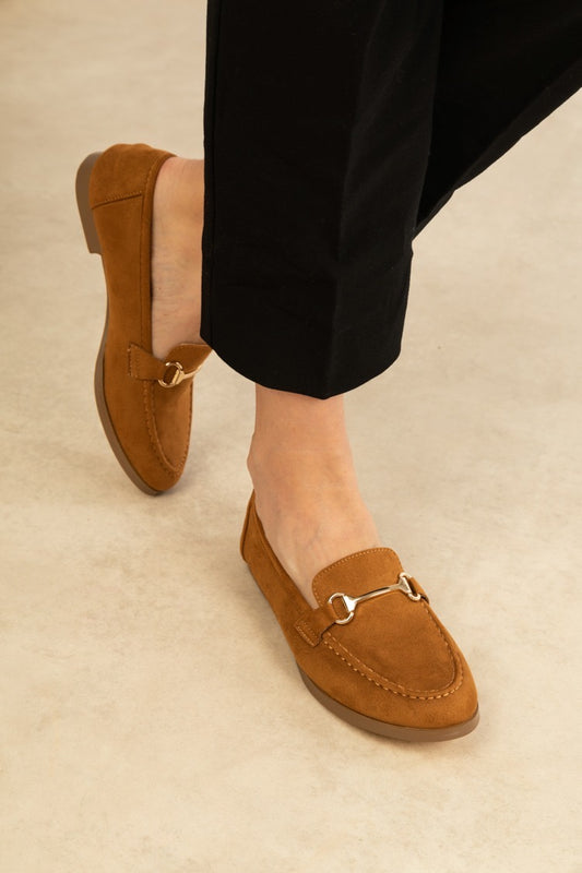Mocassin - Daim - camel