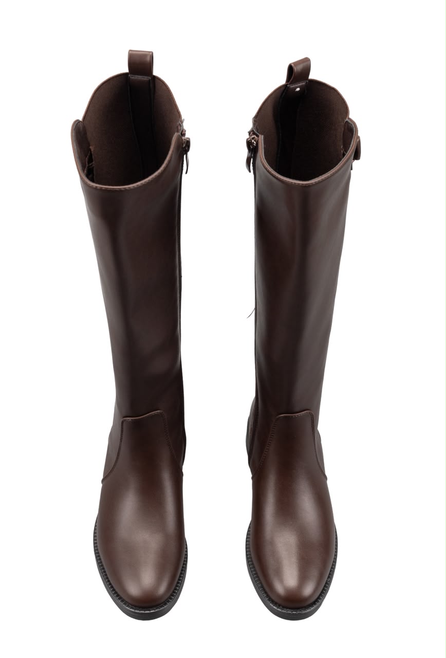Bottes Cavalières Femme - Marron foncé