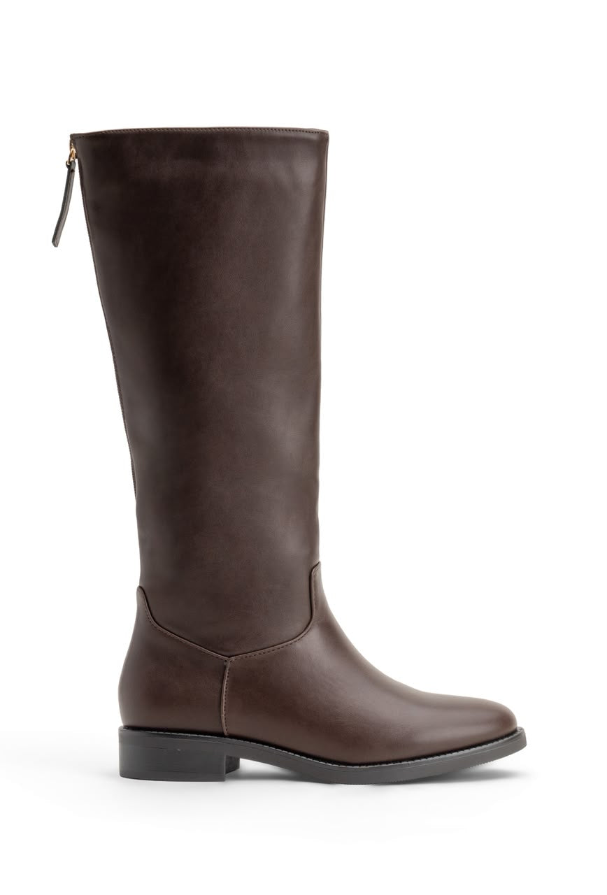 Bottes Cavalières Femme - Marron foncé