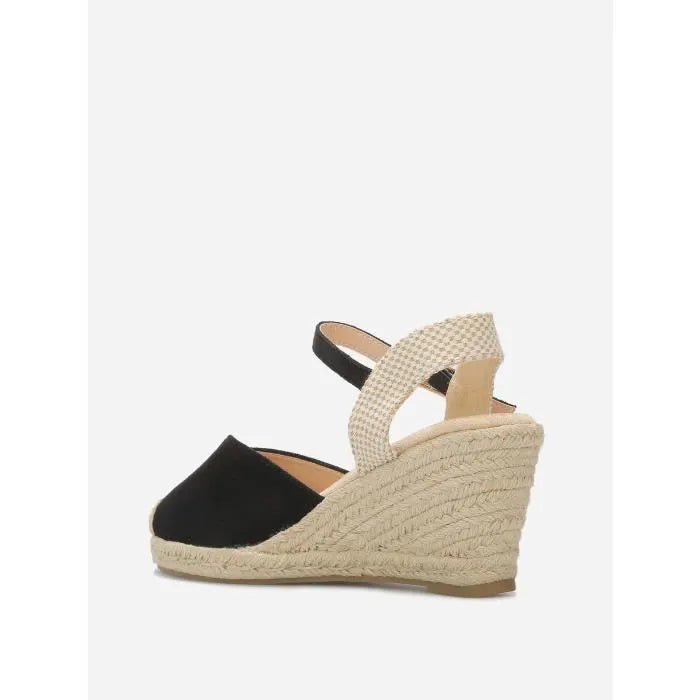 Espadrilles – Talon Compensé - noir