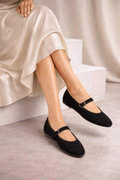 Ballerines classiques à boucle - Noir